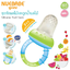 Nuebabe ชุดกัดและดูดน้ำผลไม้ ซิลิโคน ตาข่าย คุณภาพดี เหมาะสำหรับเด็ก 6m+
