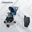GLOWY Star รถเข็นเด็ก พับขึ้นเครื่องได้ รุ่น Flying Tiger Stroller