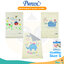 Pureen แผ่นยางธรรมชาติ รองนอน แบบเรียบ Rubber Bed Sheet [S] [45x60 ซม.]