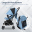 GLOWY Star รถเข็นเด็ก พับขึ้นเครื่องได้ รุ่น Flying Tiger Stroller