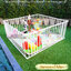 Kidsza คอกกั้นเด็ก ท่อ PVC สีขาว [ขนาด 150x150x65 cm]
