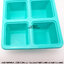 GraceKids บล็อคซิลิโคน [2oz 8ช่อง] บล็อคอาหาร พร้อมฝาปิด Silicone Multiportion Baby Food Freezer