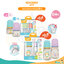 Nuebabe ขวดนมคอแคบมาตรฐานแพ็กคู่ ขนาด 2 5 ออนซ์ พร้อมจุกนมไม่ดูดไม่ไหล X Cut control มีวาล์วพิเศษลดอาการโคลิค