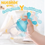 Nuebabe ชุดกัดและดูดน้ำผลไม้ ซิลิโคน ตาข่าย คุณภาพดี เหมาะสำหรับเด็ก 6m+