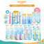 Nuebabe แปรงสีฟันเด็ก ปลายซิลิโคน ขนแปรงไนลอน สำหรับเด็ก 3 เดือนขึ้นไป