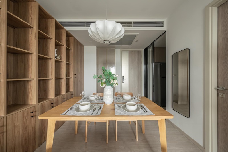 ให้เช่าคอนโด วันไนน์ไฟว์ อโศก-พระราม 9 พื้นที่ 43 ตรม. 1 ห้องนอน เช่า 30,000 บ/ด