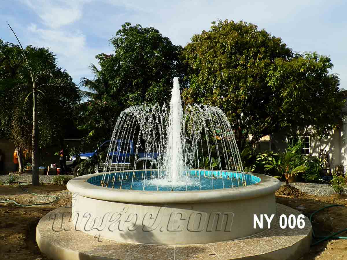 น้ำพุฮวงจุ้ย หน้าบ้านคุณ นงเยาว์ เพชรเกษม 88 บางแค