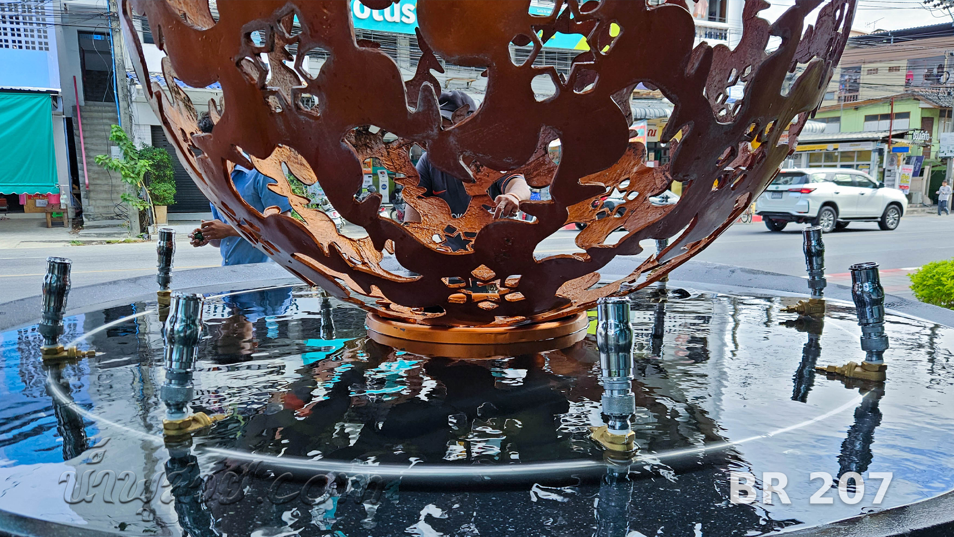 น้ำพุวงริง ฟองเบียร์ บางกอกแร้นช์ จ.สมุทรปราการ