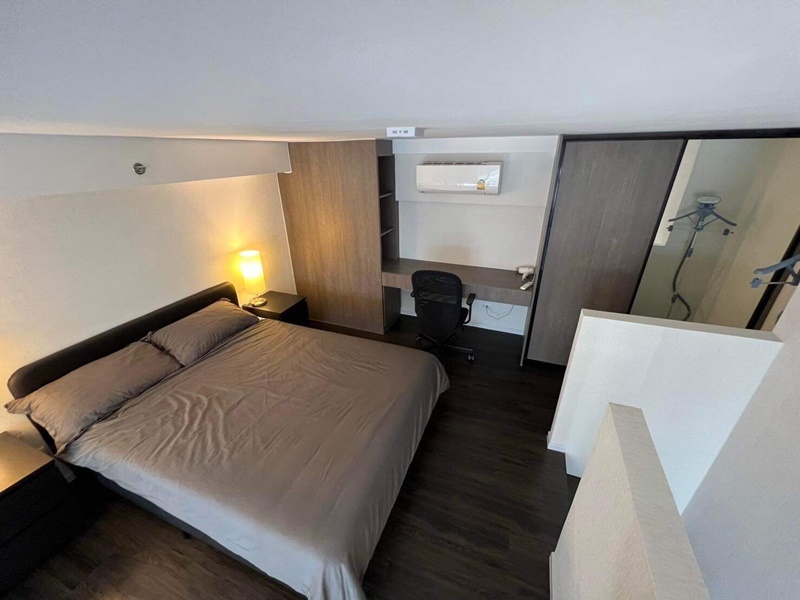 ให้เช่าคอนโด รามาดา พลาซ่า เรสซิเดนซ์ 42 ตร.ม. 1 ห้องนอน (ดูเพล็กซ์) เช่า 24,000 บ/ด