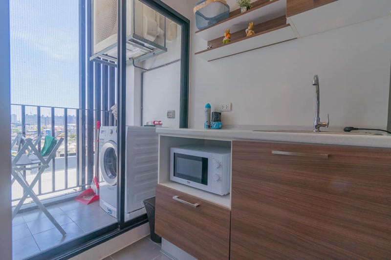 ให้เช่าคอนโด เดอะ ทรี อินเตอร์เชนจ์ พื้นที่ 29.5 ตร.ม. สตูดิโอ เช่า 12,000 บ/ด