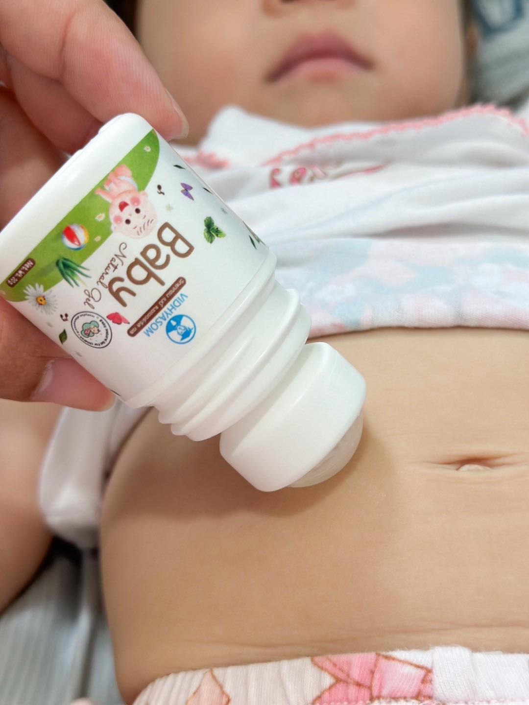 Vidhyasom มหาหิงค์ เบบี้เจล วิทยาศรม แบบลูกกลิ้ง Baby Natural Gel