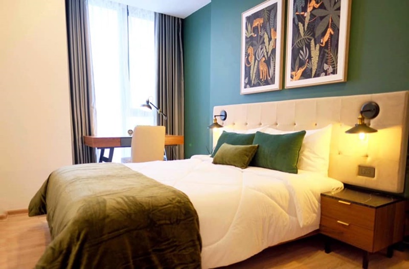 ให้เช่าคอนโด เดอะ ไลน์ พหลฯ-ประดิพัทธ์ พื้นที่ 34 ตร.ม. 1 ห้องนอน เช่า 20,000 บ/ด