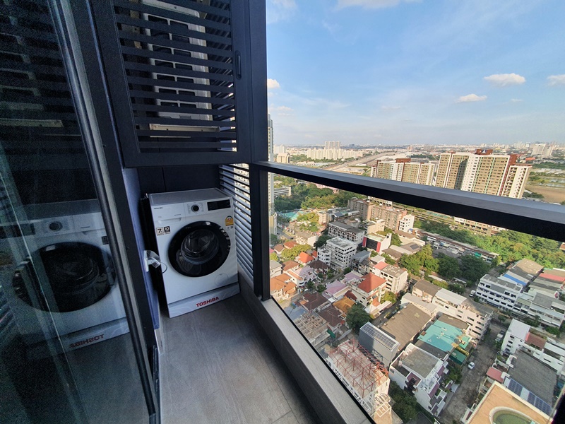 ให้เช่าคอนโด วันไนน์ไฟว์ อโศก-พระราม 9 พื้นที่ 37 ตรม. 1 ห้องนอน เช่า 23,000 บ/ด