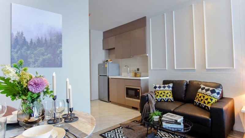 ให้เช่าคอนโด ริทึ่ม เอกมัย พื้นที่ 30 ตร.ม. ห้องสตูดิโอ เช่า 26,000 บ/ด