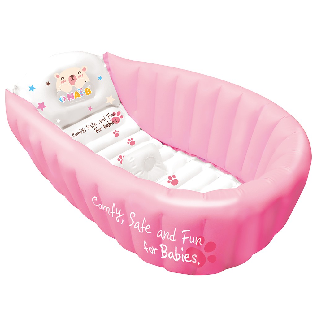 NAI-B Inflatable Baby Bathtub อ่างอาบน้ำเป่าลม สำหรับเด็ก