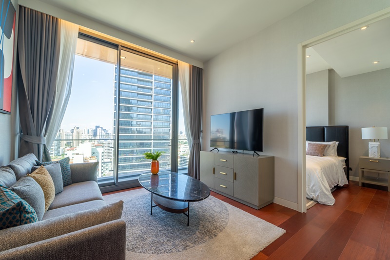 ให้เช่าคอนโด คุณ บาย ยู พื้นที่ 48.83 ตร.ม. 1 ห้องนอน ให้เช่า 65,000 บ/ด