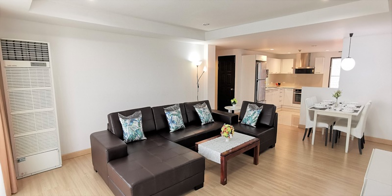 ให้เช่าคอนโด พีพีอาร์ เรสซิเด้นซ์ พื้นที่ 120 ตรม. 2 ห้องนอน เช่า 50,000 บ/ด