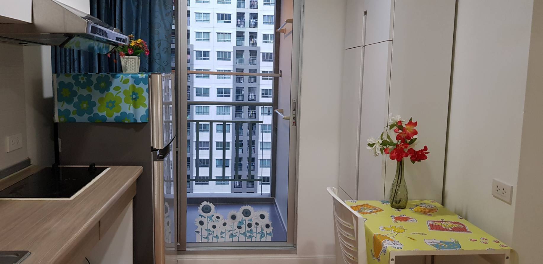 ให้เช่าคอนโด ลุมพินี ปาร์ค ปิ่นเกล้า พื้นที่ 28 ตรม. 1 ห้องนอน ค่าเช่า 9,000 บาท