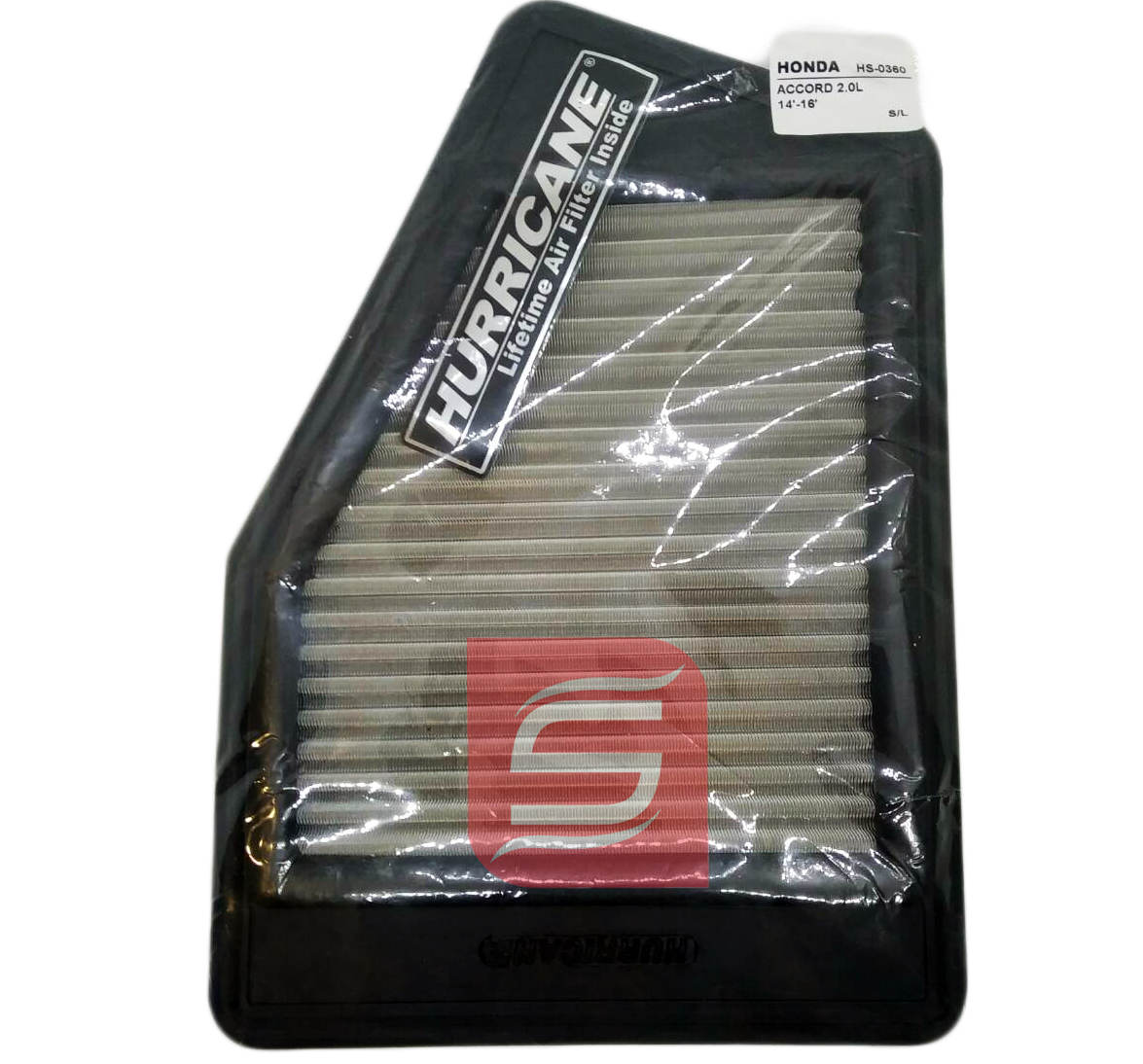 กรองอากาศ สแตนเลส Hurricane Honda Accord G9 2.0L 2014 - 2016