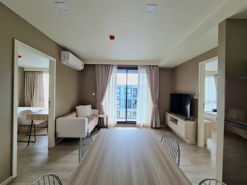 ให้เช่าคอนโด มาเอสโตร 03 รัชดา-พระราม 9 พื้นที่ 64 ตร.ม. 2 ห้องนอน เช่า 30,000 บ/ด