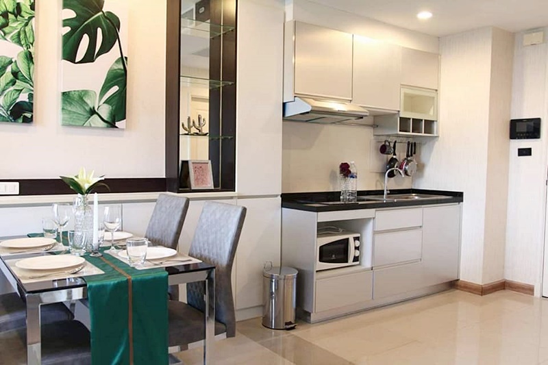 ให้เช่าคอนโด ศุภาลัย เวลลิงตัน พื้นที่ 47 ตร.ม. 1 ห้องนอน. เช่า 24,000 บ/ด