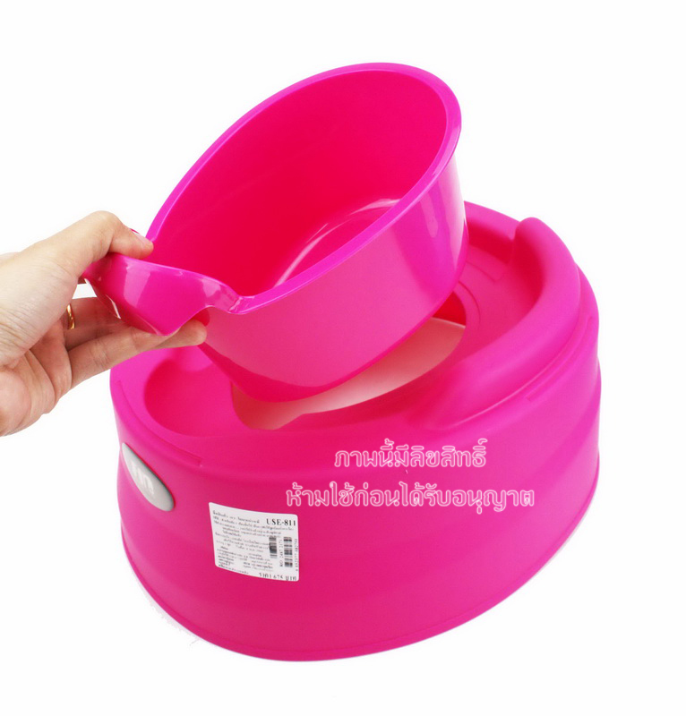 Fin กระโถน หน้าหมี สำหรับเด็ก 2in1