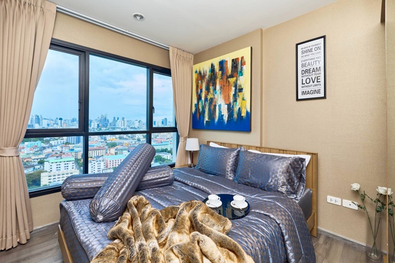 ให้เช่าคอนโด เดอะ เบส พาร์ค อีสท์ พื้นที่ 31 ตรม. 1 ห้องนอน เช่า 19,000 บ/ด