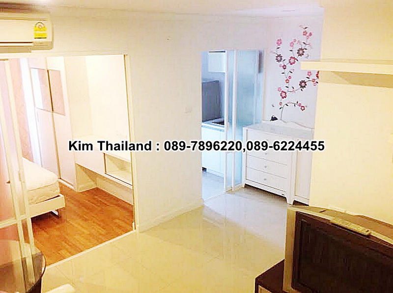 ขายพร้อมผู้เช่าคอนโด ลุมพินี เพลส พระราม 9 พื้นที่ 37 ตร.ม. 1 ห้องนอน ขาย 3.2 ล้านบาท