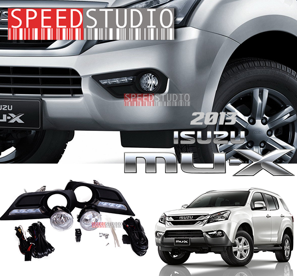Speed Studio ไฟตัดหมอก ไฟสปอร์ตไลท์ พร้อม เดย์ไลท์ Daylight DRL Isuzu Mu-X 2013