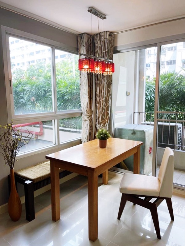 ให้เช่าคอนโด เดอะ โคลเวอร์ ทองหล่อ พื้นที่ 36 ตร.ม. 1 ห้องนอน เช่า 15,000 บ/ด