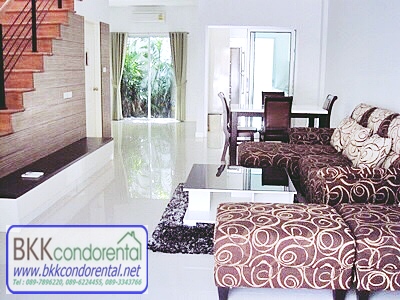 ทาวน์โฮม ให้เช่า วิสต้า ปาร์ค แจ้งวัฒนะ 3 ชั้น 3 ห้องนอน ให้เช่า 27,000 บ/ด