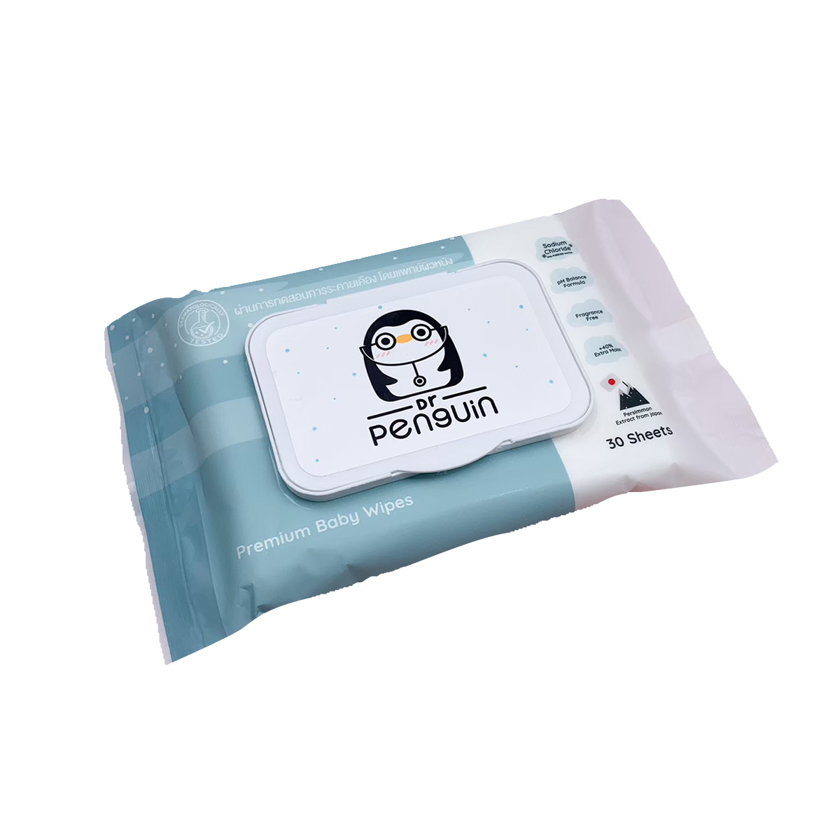 Dr.Penguin ทิชชู่เปียก เบบี้ไวฟ์ Food Grade 30 แผ่น