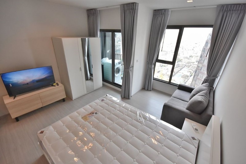 ให้เช่าคอนโด ไลฟ์ อโศก - พระราม 9 พื้นที่ 26 ตร.ม. ห้องสตูดิโอ เช่า 18,000 บ/ด