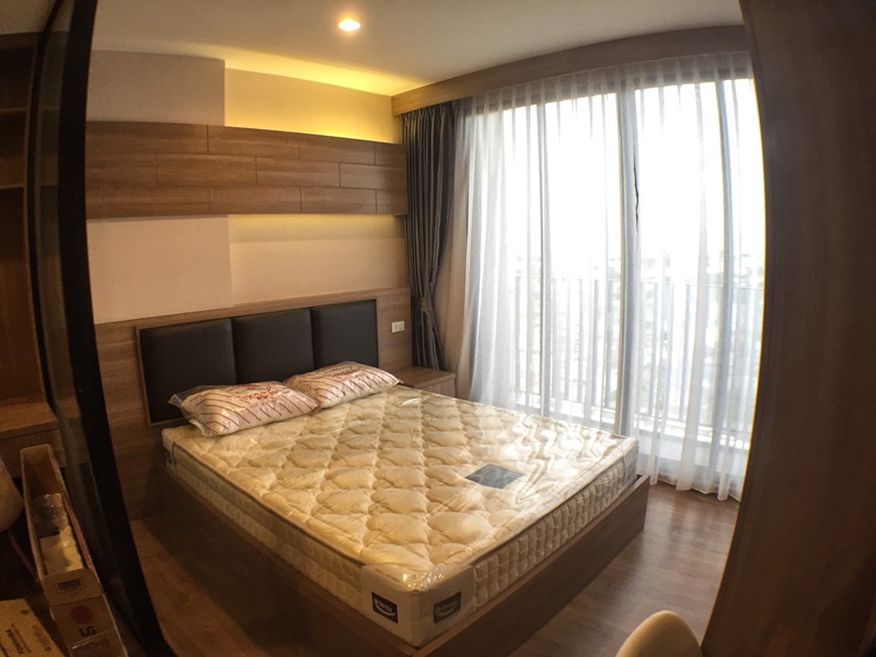 ให้เช่าคอนโด เดอะ ทรี อินเตอร์เชนจ์ พื้นที่ 36 ตร.ม. 1 ห้องนอน เช่า 12,500 บ/ด