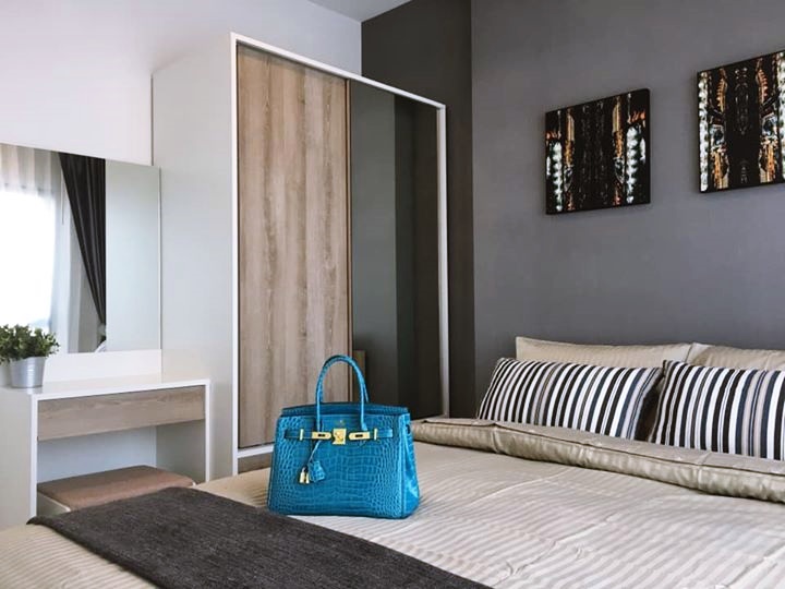 ให้เช่าคอนโด เดอะทรี สุขุมวิท 71-เอกมัย พื้นที่ 30.60 ตรม. 1 ห้องนอน เช่า 14,000 บาท/เดือน