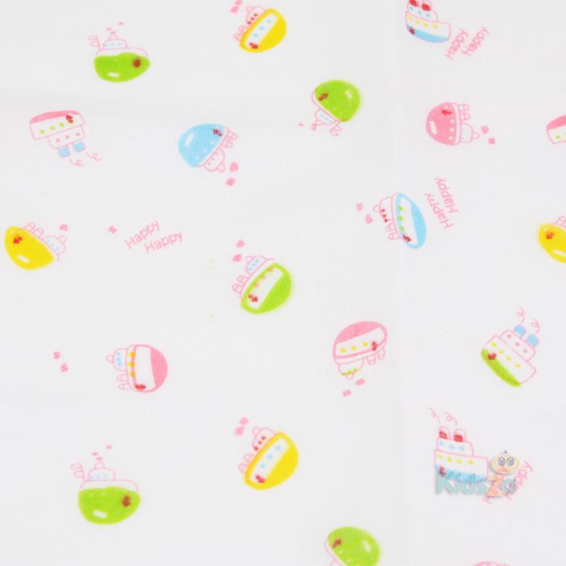 Little Home Baby [12ผืน] [27x27นิ้ว] [คละลาย] ผ้าอ้อมสาลู พิมพ์ลาย สำหรับเด็ก