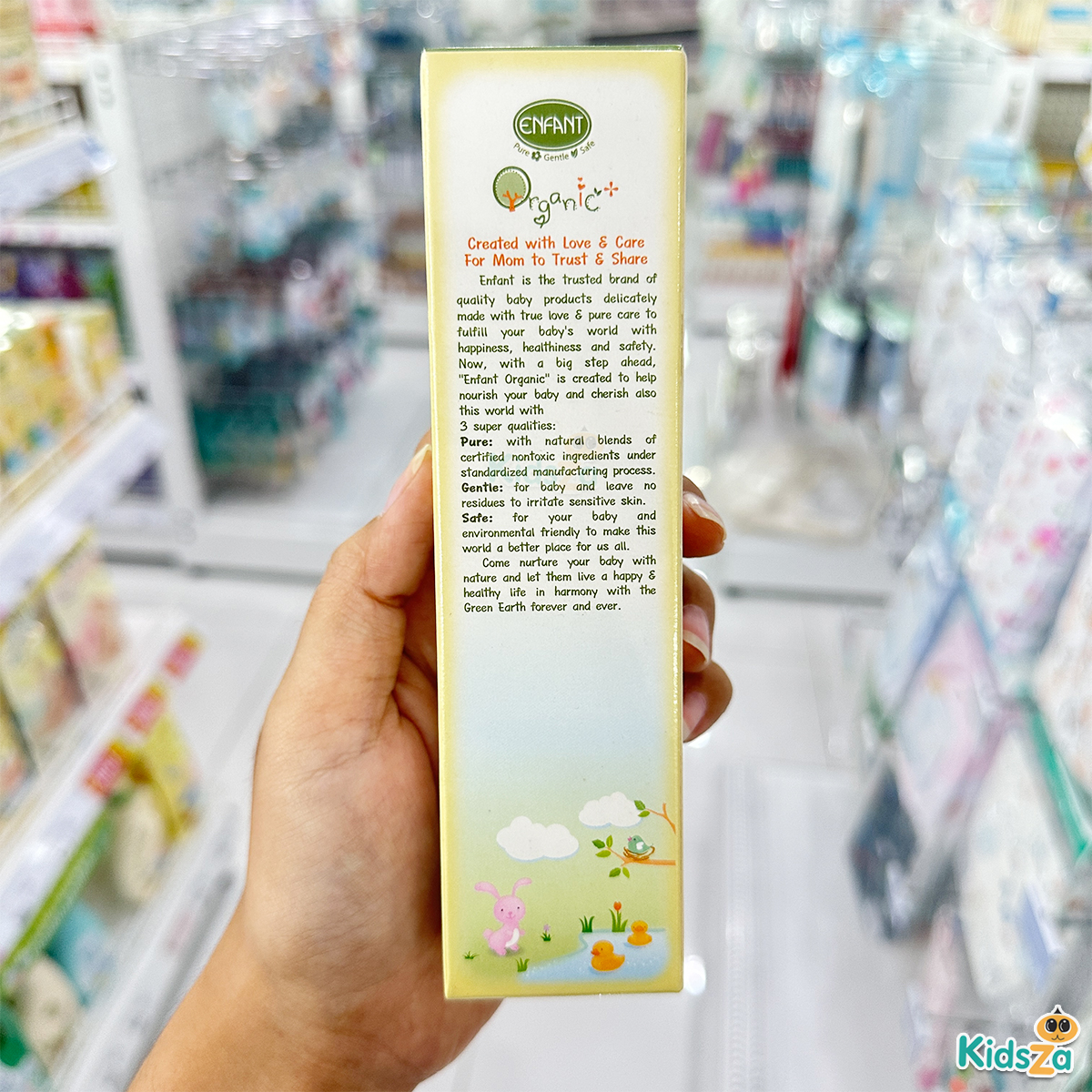 Enfant อองฟองต์ ออยล์บำรุงผิว สำหรับเด็ก สูตรอ่อนโยน Organic Plus Nourishing Baby Oil 100ml.