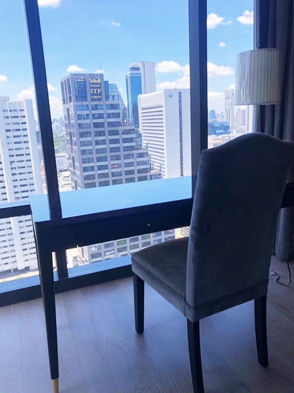 ให้เช่า แอชตัน สีลม พื้นที่ 35 ตร.ม. 1 ห้องนอน ให้เช่า 25,000 บ/ด