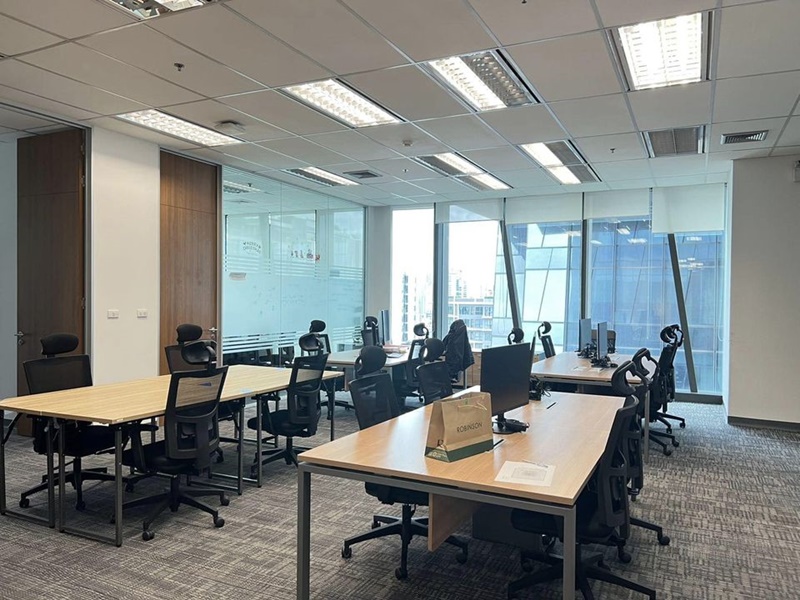 ให้เช่า สำนักงาน ย่านห้วยขวาง พื้นที่ 342 ตรม. เช่า 340,000 บ/ด