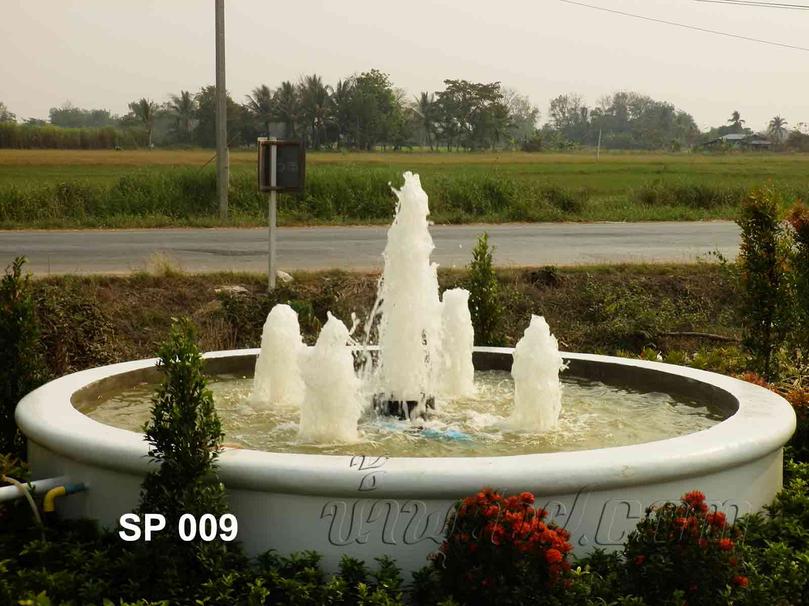 บ่อน้ำพุฮวงจุ้ย ด้านหน้าโรงสีข้าว หจก.สวัสดิ์ไพบูลย์การเกษตร ที่ลาดยาว จ.นครสวรรค์