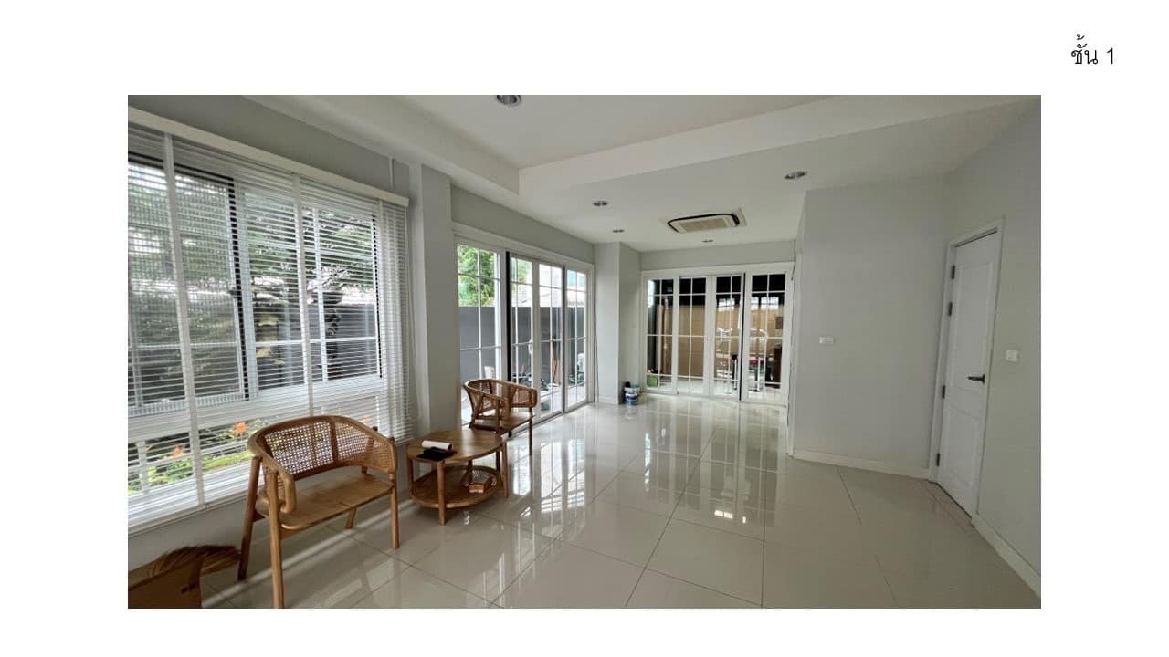 ให้เช่าทาวน์โฮม 4 ชั้น ย่านบางนา พื้นที่ 42 ตรว. 4 ห้องนอน เช่า 60,000 บ/ด