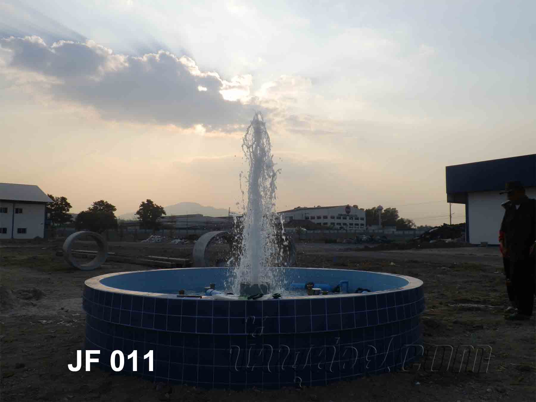 บ่อน้ำพุฮวงจุ้ย ด้านหน้า บริษัท เจียเฟิง จำกัด บ้านบึง ชลบุรี