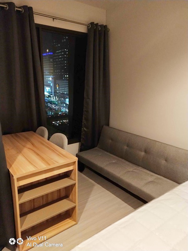 ให้เช่าคอนโด ไลฟ์ อโศก - พระราม 9 พื้นที่ 26 ตร.ม. สตูดิโอ เช่า 17,000 บ/ด