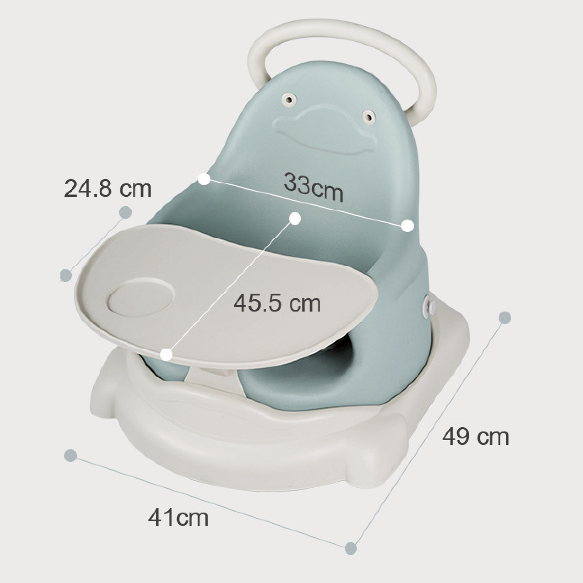 Bubble Beans baby dinning chair เก้าอี้กินข้าว หัดนั่ง สำหรับเด็ก 4 in 1 รุ่น DC01-DC04