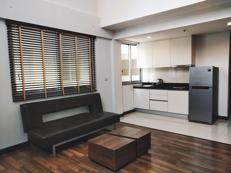 ให้เช่าคอนโด เดอะ ราชดำริ พื้นที่ 58 ตรม. 1 ห้องนอน (ดูเพล็กซ์) เช่า 35,000 บ/ด