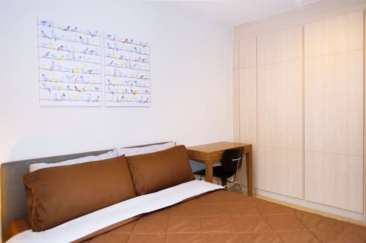 ให้เช่าคอนโด มาเอสโตร 12 พื้นที่ 31 ตรม. 1 ห้องนอน เช่า 19,900 บ/ด