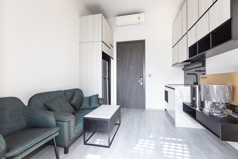 ให้เช่าคอนโด เดอะไลน์ สุขุมวิท 101 พื้นที่ 27.5 ตร.ม. 1 ห้องนอน เช่า 15,000 บ/ด