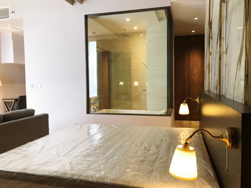 ให้เช่าคอนโด แอชตัน สีลม พื้นที่ 49.5 ตร.ม. 1 ห้องนอน เช่า 40,000 บ/ด