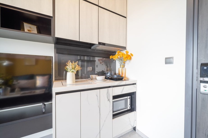 ให้เช่าคอนโด เดอะไลน์ สุขุมวิท 101 พื้นที่ 27.43 ตร.ม. 1 ห้องนอน เช่า 15,000 บ/ด