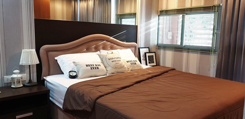 ให้เช่าคอนโด เดอะ คริส รัชดา พื้นที่ 46 ตรม. 1 ห้องนอน เช่า 13,900 บ/ด